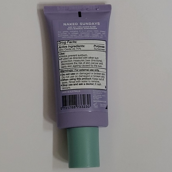 Naked Sundays 4-in-1 SPF50+ Collagen Glow 100% Mineral Sunscreen - Picture 5 of 6